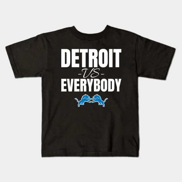 Detroit vs Everybody Kids T-Shirt by Shopinno Shirts